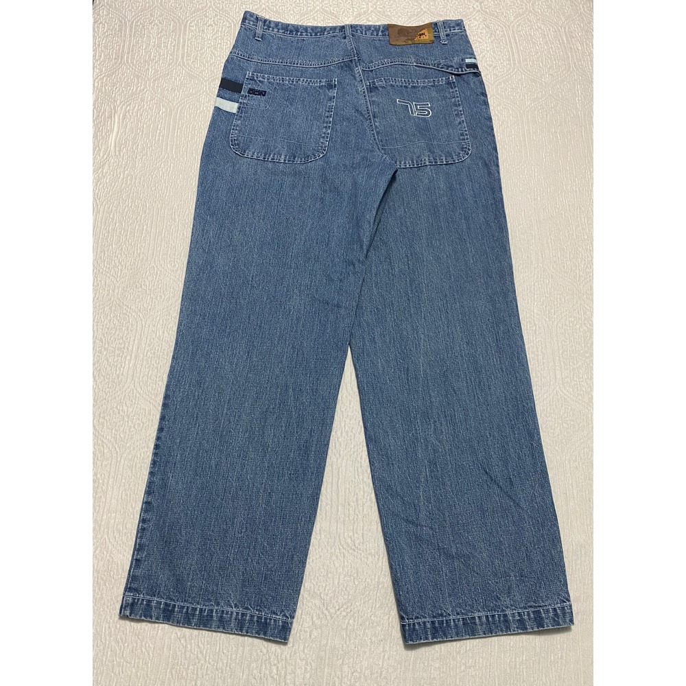 Vintage DON Jeans Size 40 Mens Denim Blue Baggy Wide Leg 90s Y2K Skater